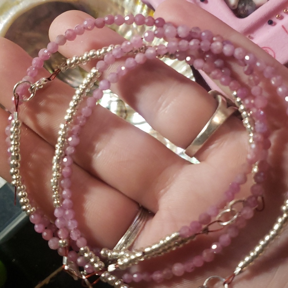 Natural ruby bracelet 925 - Picture 3 of 5